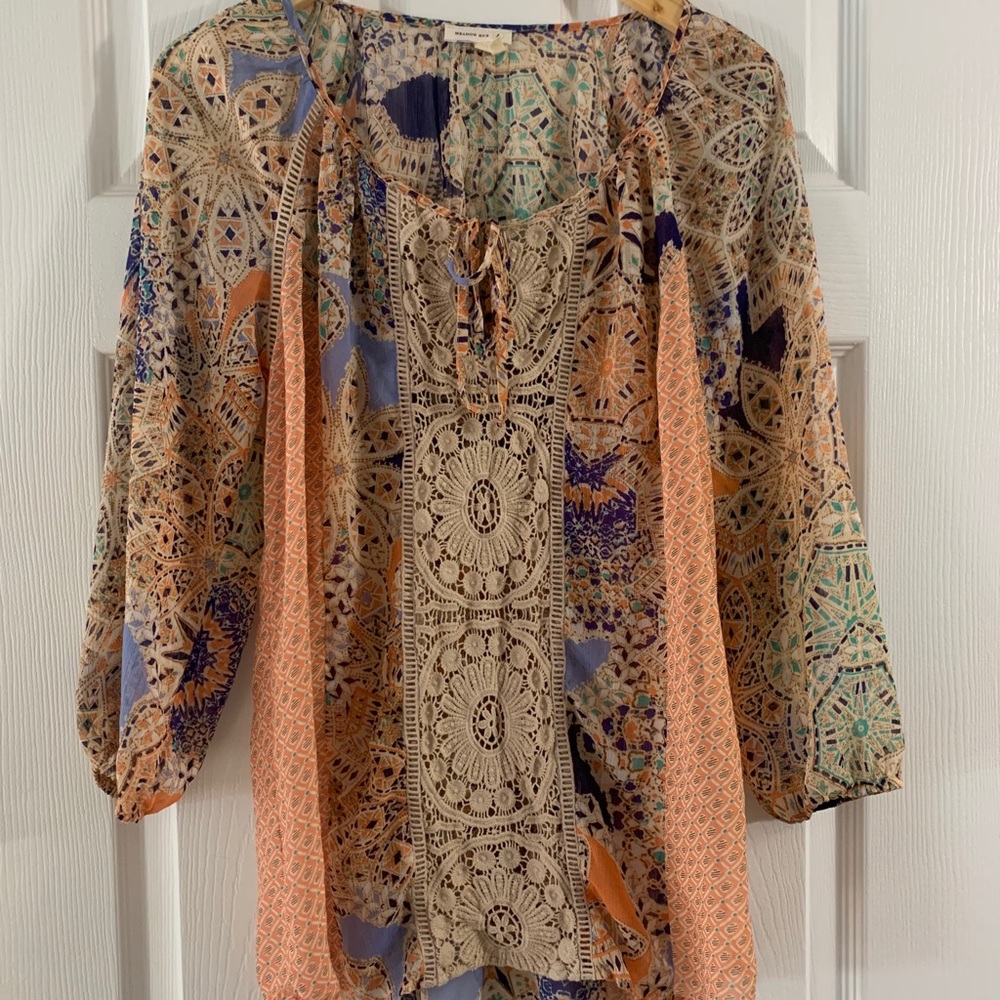 Anthropologie Meadow Rue Roselle top medium